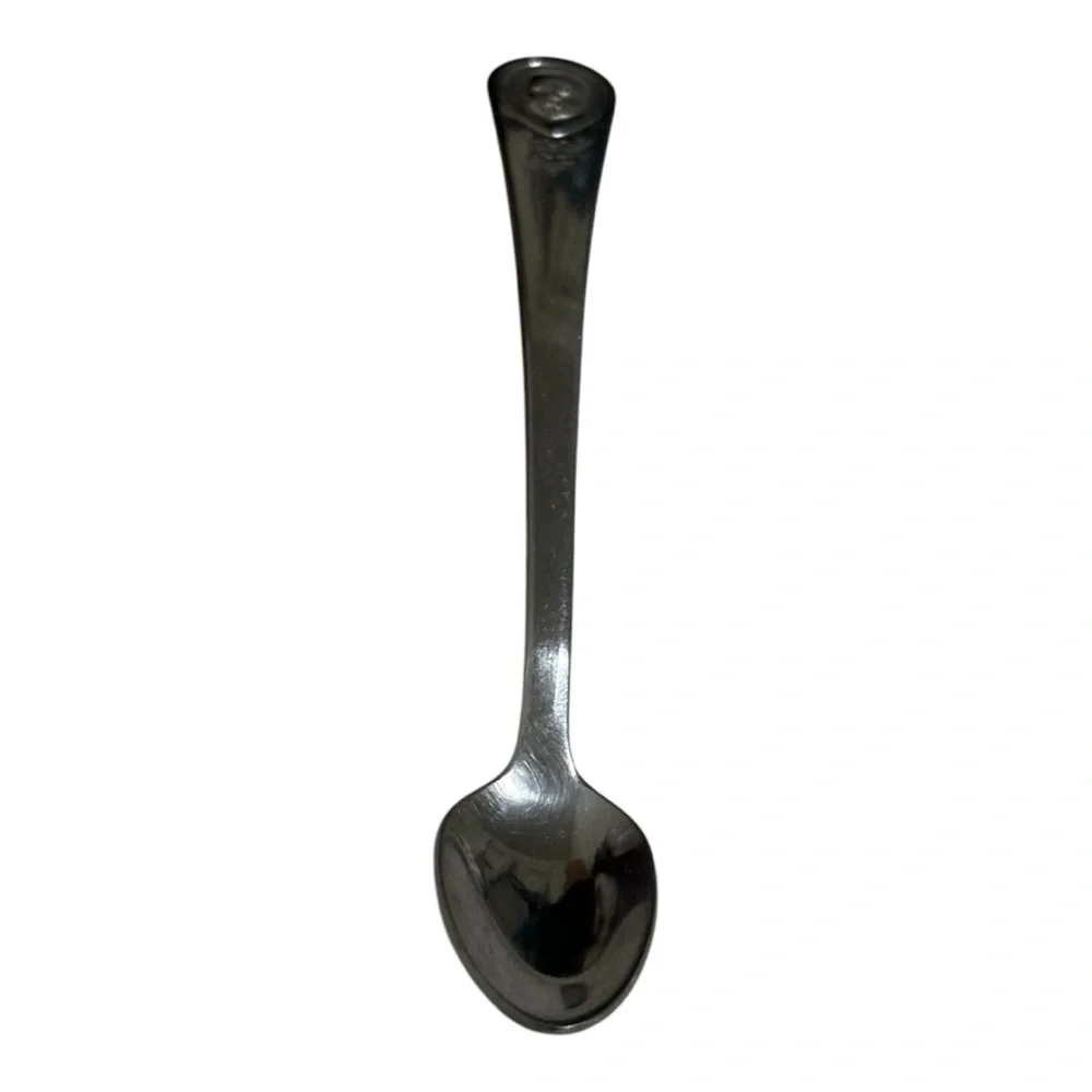 Oneida Stainless Gerber Baby Face Floral Baby Spoon 5.5